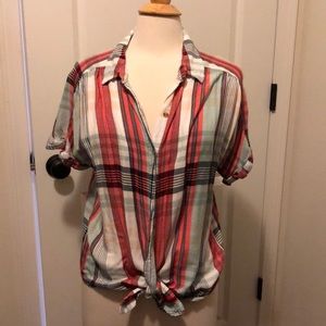Universal Thread Short Sleeve Plaid